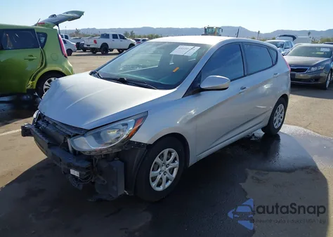 2014 Hyundai Accent Gs из США, поврежденный, VIN KMHCT5AEXEU161737